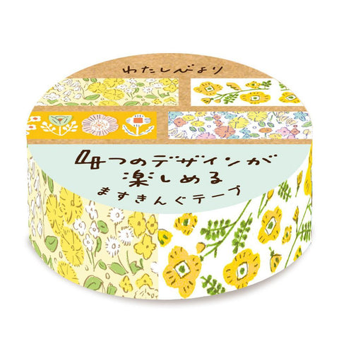 Yellow Flowers Washi Tape