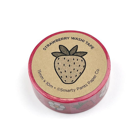 Strawberry + Flowers Washi Tape