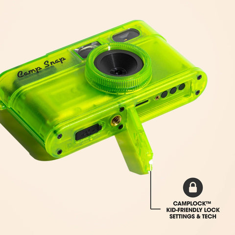 Camp Snap 2 Screen-Free Digital Camera, Twisted Lime
