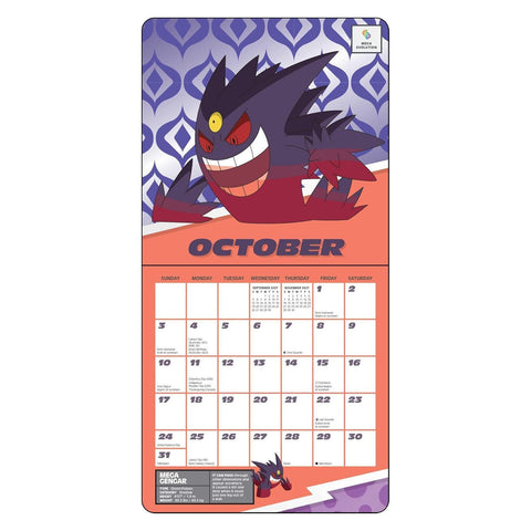 Pokémon 2027 Mini Wall Calendar