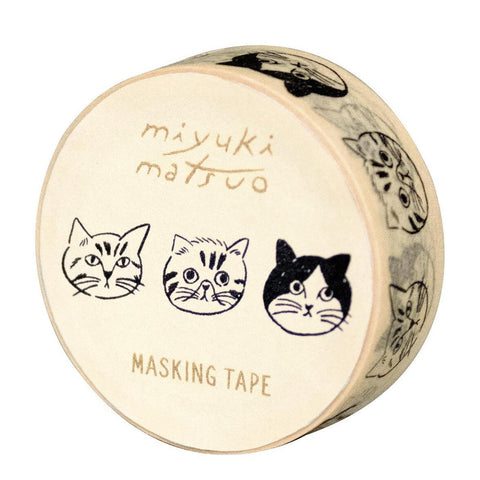 Miyuki Matsuo Cat Washi Tape