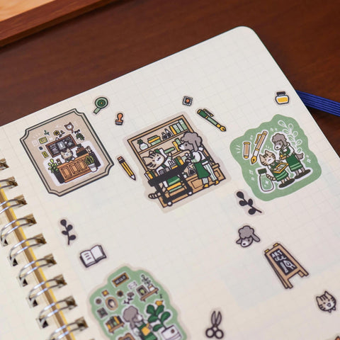 Stationery Store Sticker Sheet