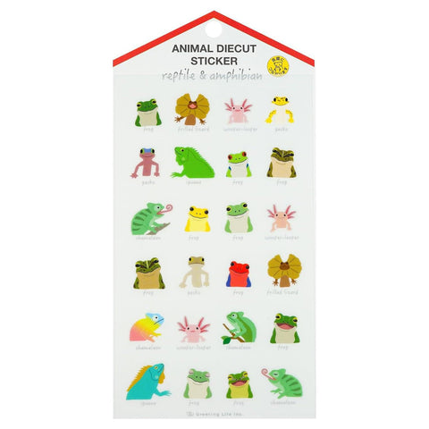 Reptiles + Amphibians Sticker Sheet