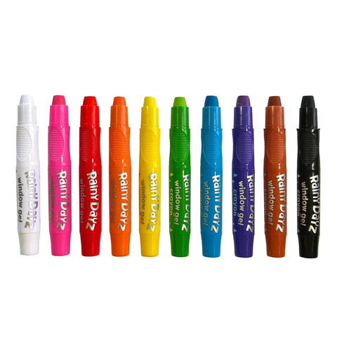 Rainy Dayz Window Gel Crayons