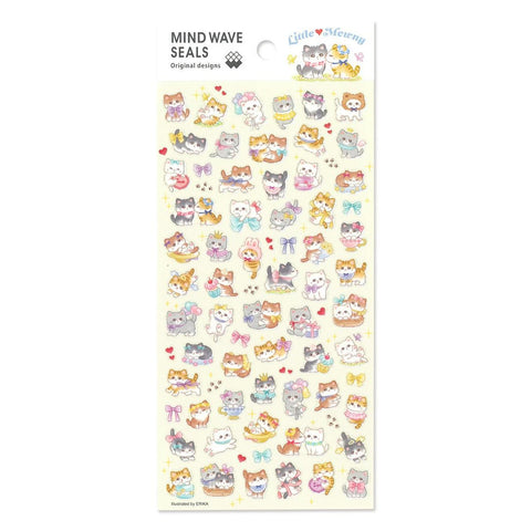 Little Mewny Cats Sticker Sheet