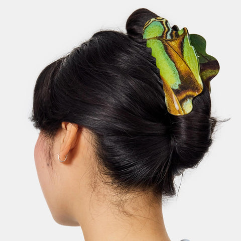 Nimbus Hair Claw, Malachite Butterfly