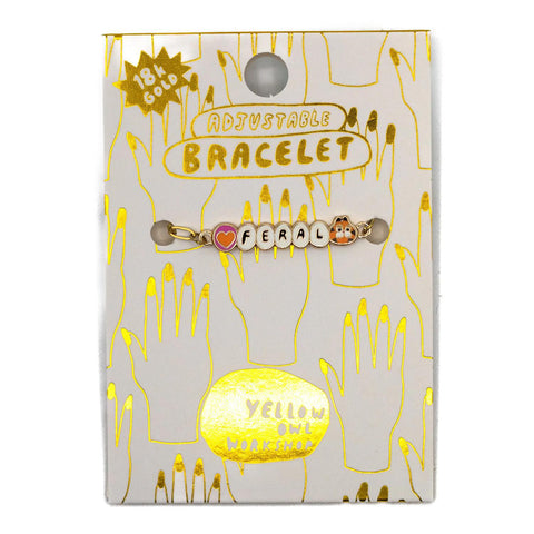 Chain + Charm Adjustable Gold Bracelets