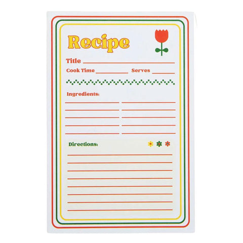 70s Recipe Notepad