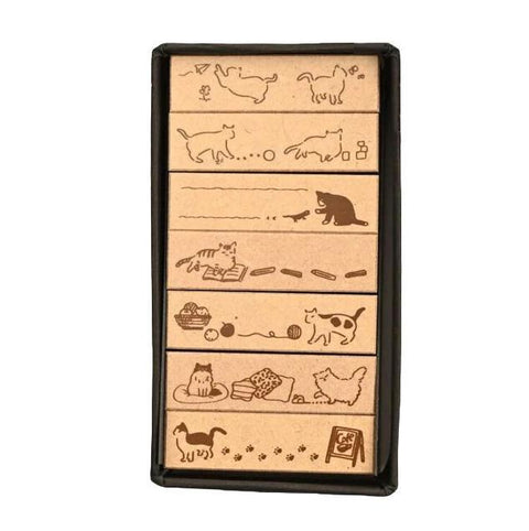 Cat Border Stamp Set