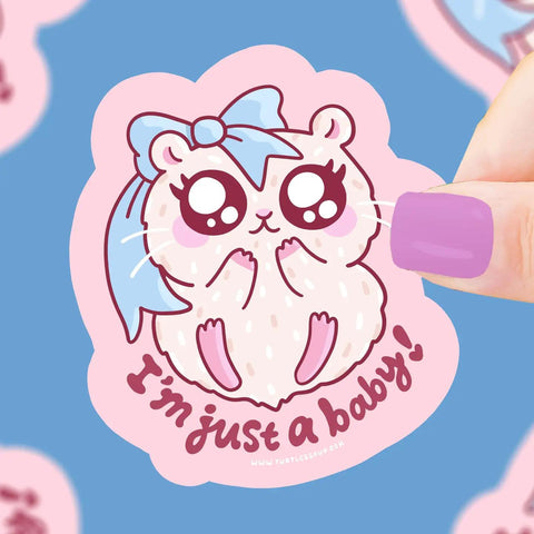 Just a Baby Hamster Sticker