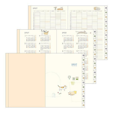 2027 A6 Pocket Diary, Cat