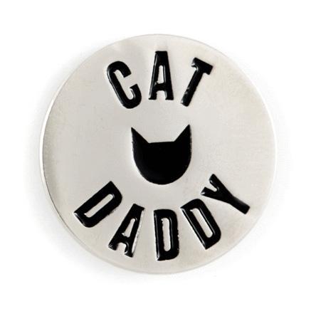 Cat Daddy Enamel Pin