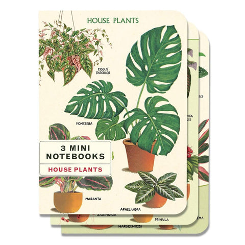 House Plants Mini Notebook Set