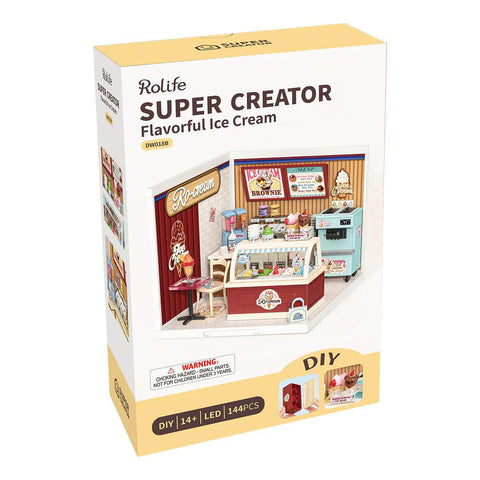Flavorful Ice Cream DIY Miniature Kit