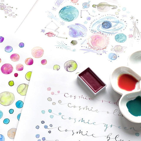 Gansai Tambi Watercolor Set, Granulating Colors 2