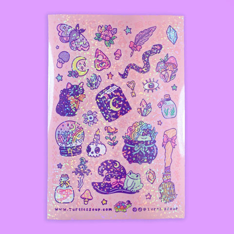 Witch + Sorcery Sticker Sheet