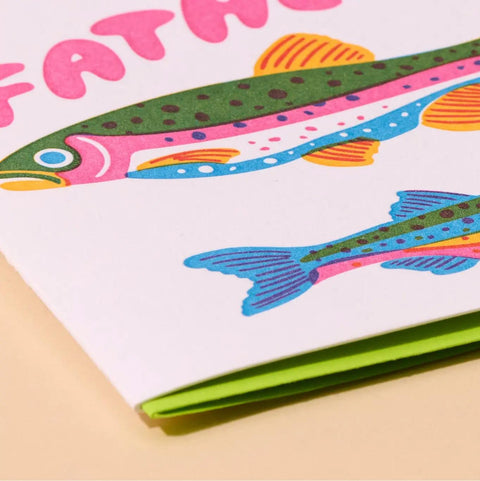 Rainbow Trout Father's Day Card