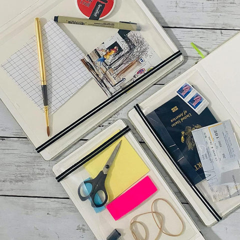 Pocket Panorama Travelogue Watercolor Journal