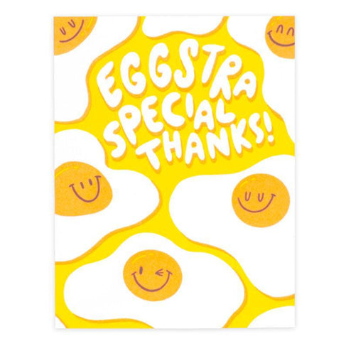 Eggstra Special Thanks Card