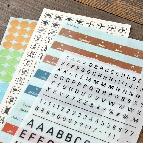 TRAVELER'S notebook 2027 Customized Sticker Set