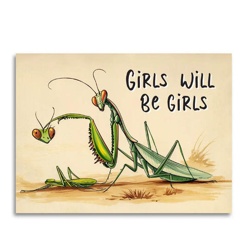 Girls Will Be Girls Card