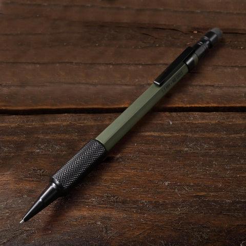 Tough Mechanical Clicker Pencil, Olive Green