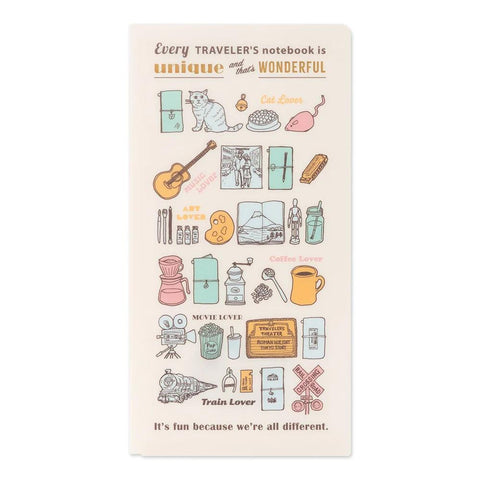 TRAVELER'S notebook, Regular Size, 2027 Clear Folder