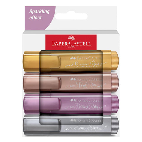 Metallic Textliner 46 Highlighters, Set of 4