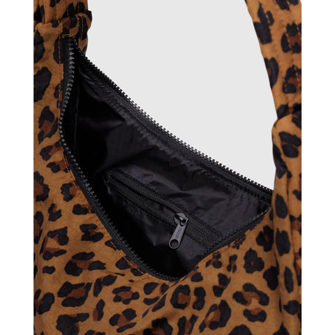 Nylon Shoulder Bag, Leopard