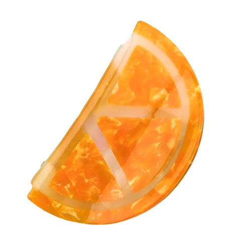 Orange Slice Hair Claw