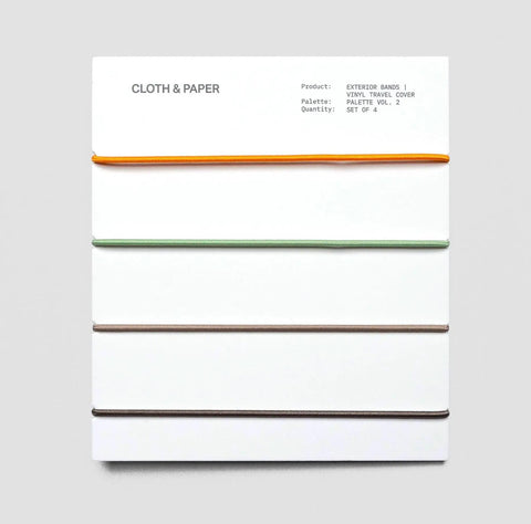 Travel Notebook Exterior Bands