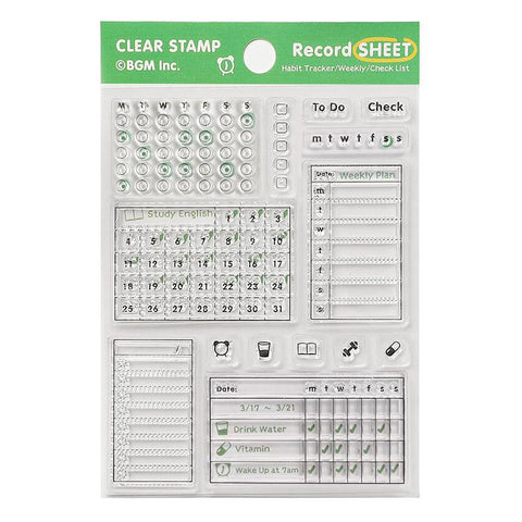 Clear Stamps, Record