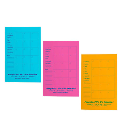 Perpetual To Go Calendars