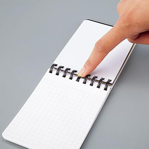 Soft Ring A7 Grid Memo Pad