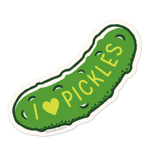 I Love Pickles Sticker