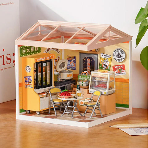 Night Out Food Stall DIY Miniature Kit