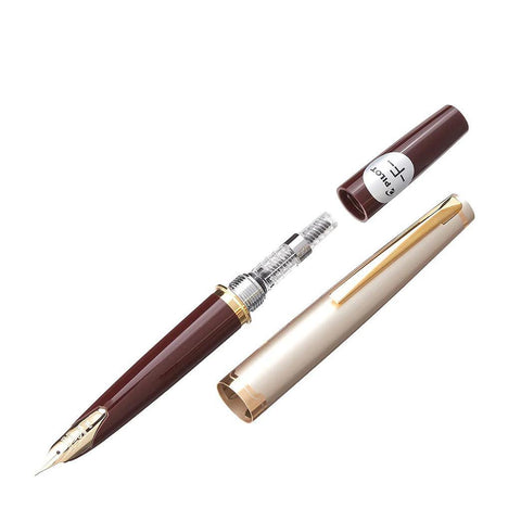 E95S Fountain Pen, Burgundy + Ivory