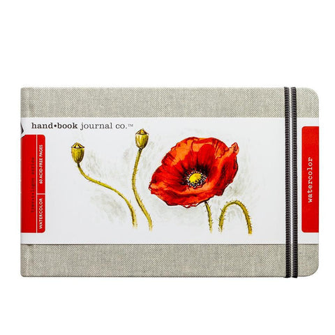 Large Landscape Travelogue Watercolor Journal