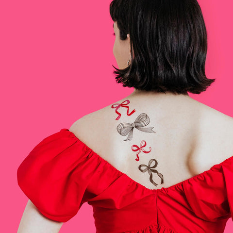 Ribbons + Bows Tattoos