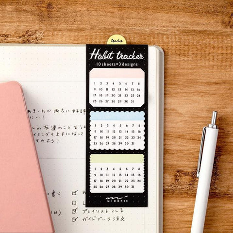 Habit Tracker Sticky Notes
