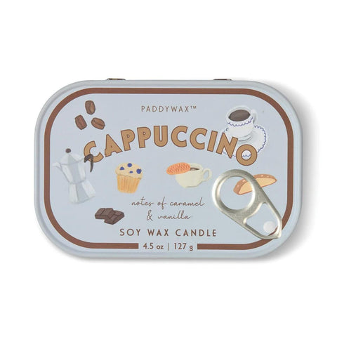 Cappucino Bistro Tin Candle