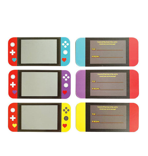 Video Game Scratch Off Valentines