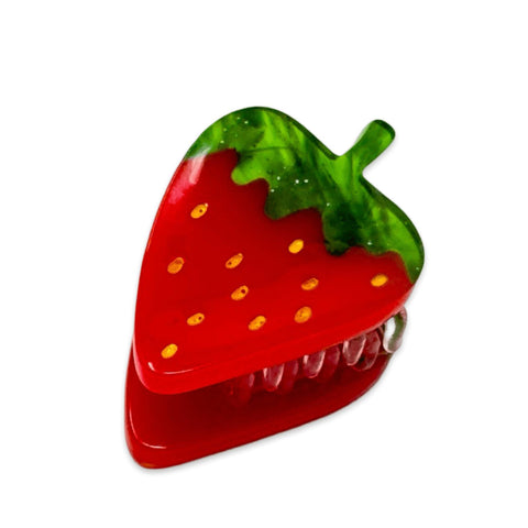 Micro Fruit + Flowers Hair Claw Clip Set