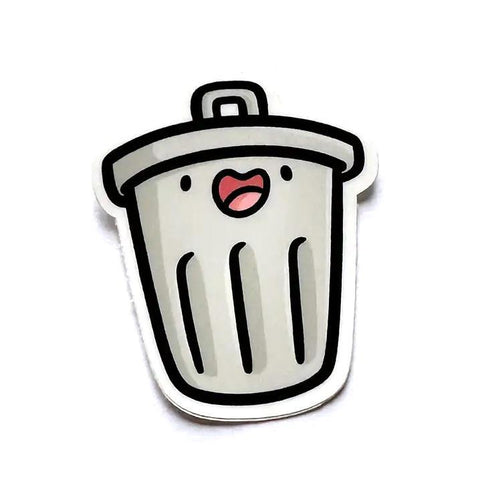 Trash Can Mini Sticker