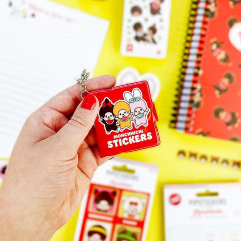 Friends Forever Monchhichi Mini Stickerbook Keychain