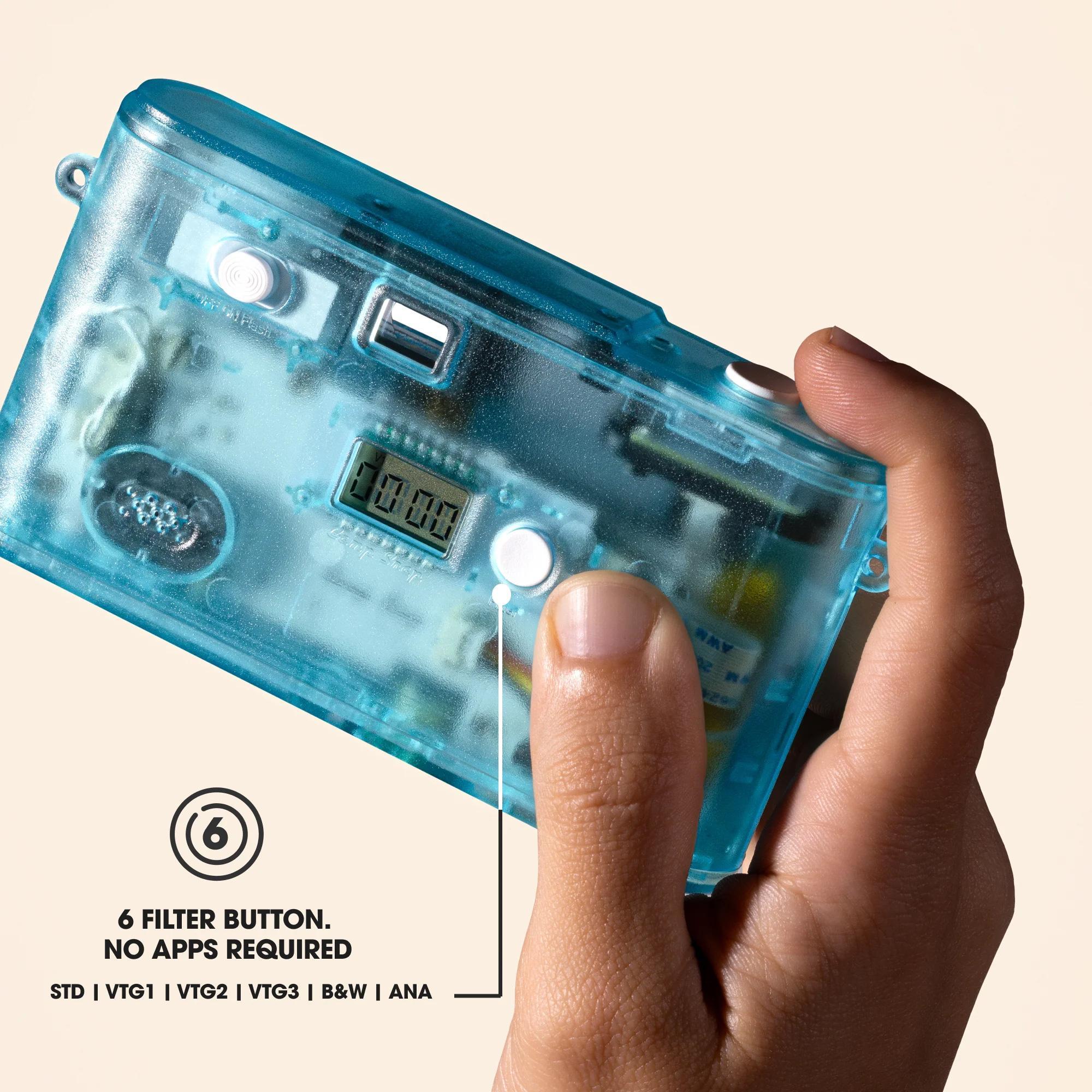 Camp Snap 2 Screen-Free Digital Camera, Blue Rush – Zakka Joy