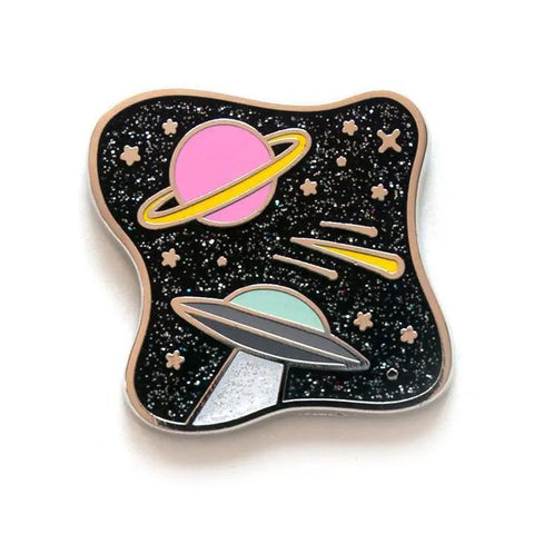 UFO Enamel Pin