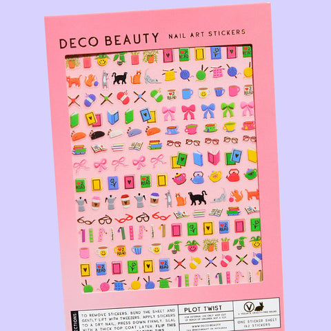 Plot Twist Nail Art Stickers