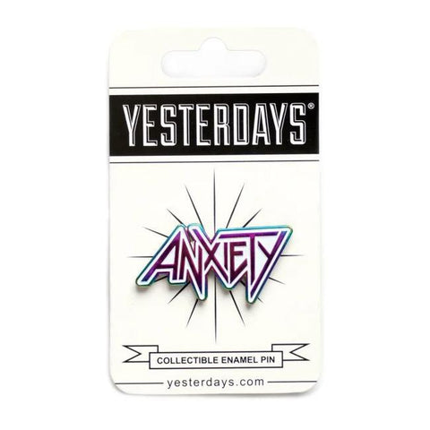 Anxiety Enamel Pin