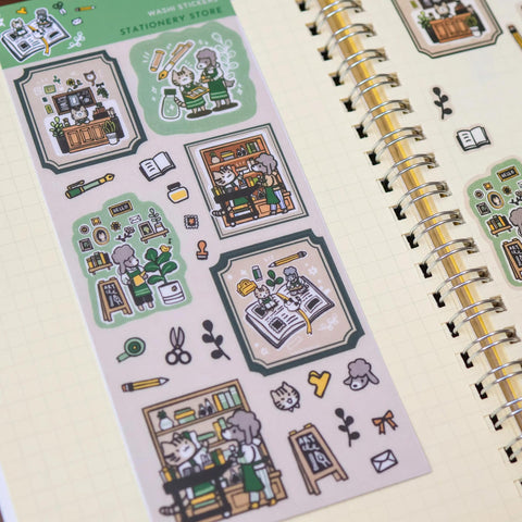 Stationery Store Sticker Sheet